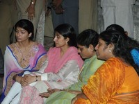 YS Vijayamma Dharna at Dilkusha